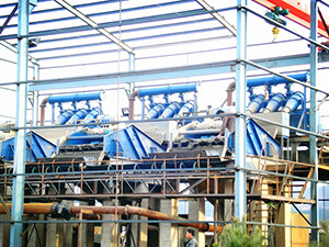 陜西榆林100噸洗砂廠脫水生產(chǎn)線(xiàn)